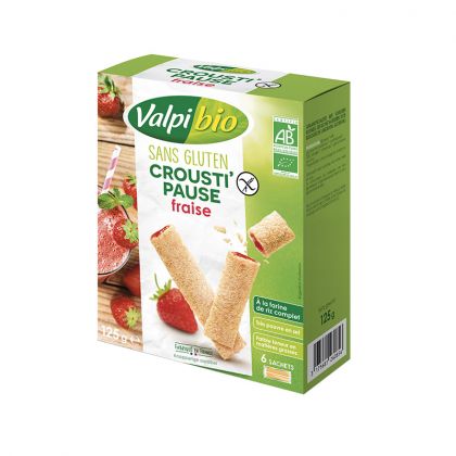 CROUSTI FRAISE BIO VALPIBIO 125G