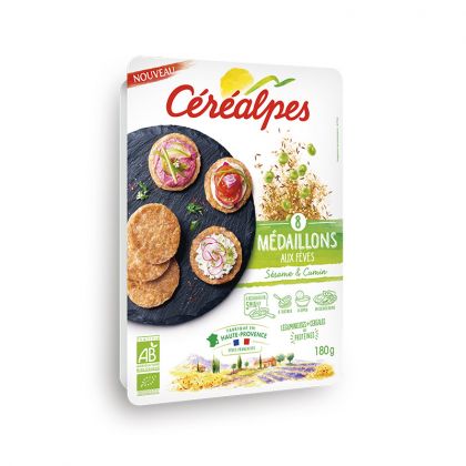 MEDAILLONS FEVES  BIO CEREALPES 2X90G