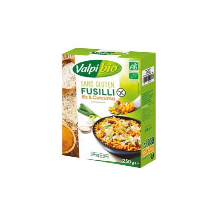 FUSILLI RIZ CURCUMA BIO VALPIBIO 250G