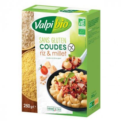 COUDES RIZ MILLET BIO 250 G VALPIBIO