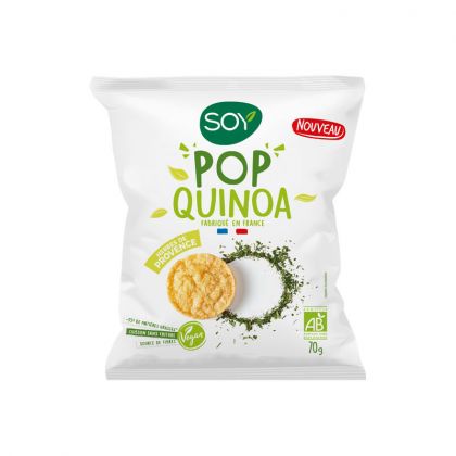 POP QUINOA HERBES DE PROVENCE BIO SOY 70G