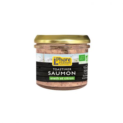 TOASTIMER SAUMON CITRON ANETH BIO LE PHARE D'ECKMÜHL 90G