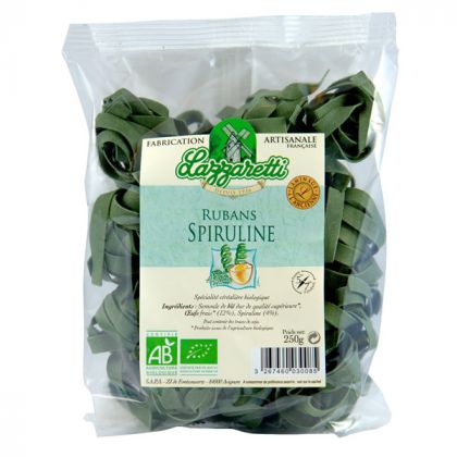 RUBAN A LA SPIRULINE BIO LAZZARETTI 250G