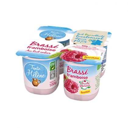 YAOURT BRASSE FRAMBOISE BIO TANTE HELENE 4X100G