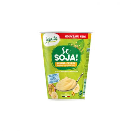 DESSERT VEGETAL AU SOJA BANANE PASSION BIO SOJADE 400G