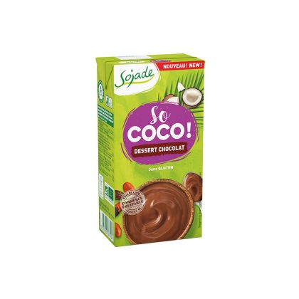 SO COCO CREME DESSERT CHOCOLAT BIO SOJADE 530G