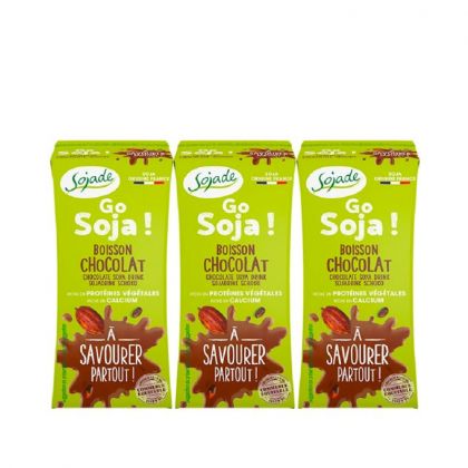 X PACK BOISSON SOJA CHOCOLAT 3x200 ML SOJADE