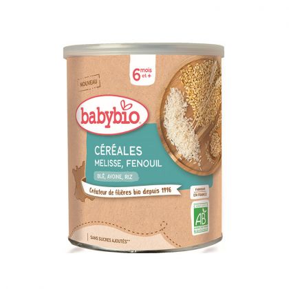 CEREALES MELISSE FENOUIL BIO BABYBIO 220G