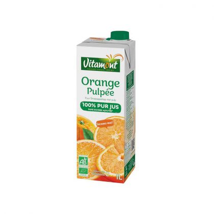 JUS D'ORANGE PULPEE BIO VITAMONT 1L