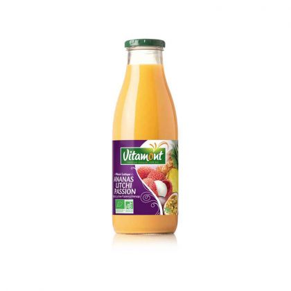 JUS ANANAS LITCHI PASSION BIO VITAMONT 75CL