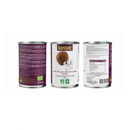 NOIX DE COCO EN CUBES 400 ML BIOSHOK