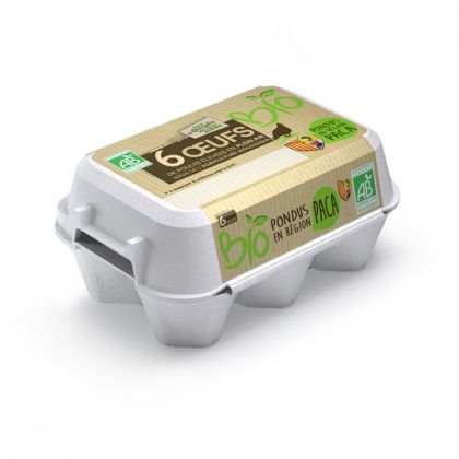 GROS ŒUFS BIO PACA VAL D'EURRE X6
