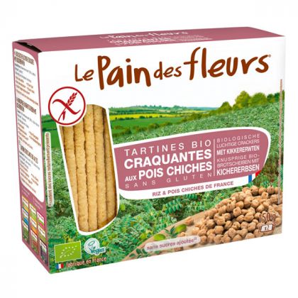 TARTINE POIS CHICHES BIO PAIN DES FLEURS 150G