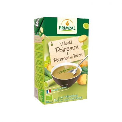 VELOUTE POIREAU POMME DE TERRE BIO PRIMEAL 1L