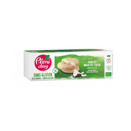 PETITS SABLES NOIX DE COCO BIO PLENIDAY 120G