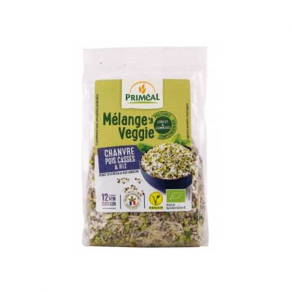 MELANGE VEGGIE CHANVRE POIS CASSES ET RIZ BIO PRIMEAL 300G