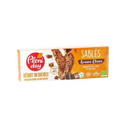 SABLES AVOINE CHOCOLAT BIO PLENIDAY 150G