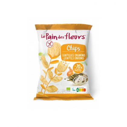 CHIPS DE LENTILLE OIGNON BIO PAIN DES FLEURS 50G