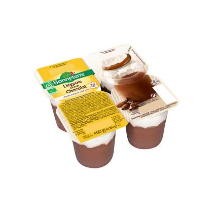LIEGEOIS CHOCOLAT BIO BONNETERRE 4X100G
