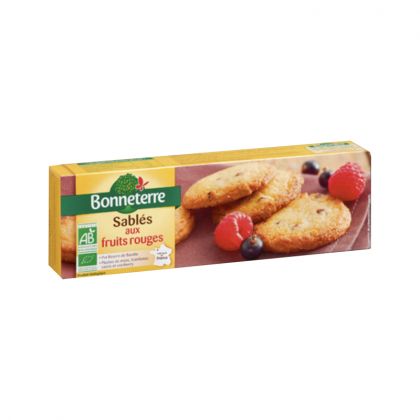 SABLES FRUITS ROUGES BIO BONNETERRE 150G