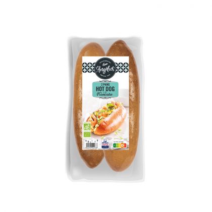 PAINS A HOT DOG BIO L ANGELUS 2x80 G