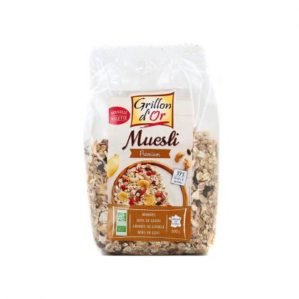 SUPER MUESLI BIO GRILLON D'OR 500G