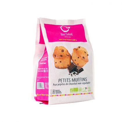 MUFFINS PEPITES DE CHOCOLAT BIO BIOSOLEIL 224G