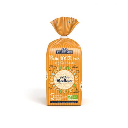 100% MIE 5 CEREALES BIO FELICI'MIE 300G