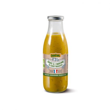 SOUPE INDIENNE AU CURRY MANAKARA BIO DANIVAL 72CL