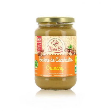 BEURRE DE CACAHUETE CRUNCHY BIO MAMIE BIO 350G