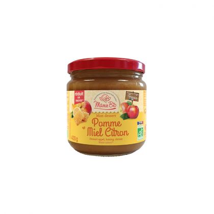 DESSERT DE POMME CITRON MIEL MAMIE BIO 400G