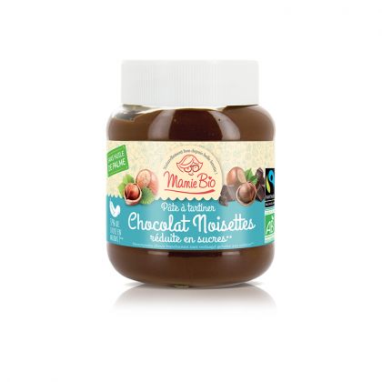 PATE A TARTINER NOISETTES CRUNCHY MAMIE BIO 350G