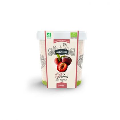 SORBET PECHE DE VIGNES AQUIBIO 500ML