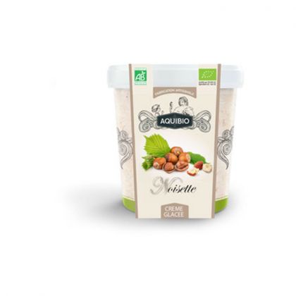 CREME GLACEE NOISETTE AQUIBIO 500ML
