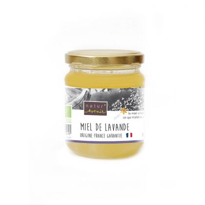 MIEL DE LAVANDE FRANCE BIO NATURAVENIR 250G