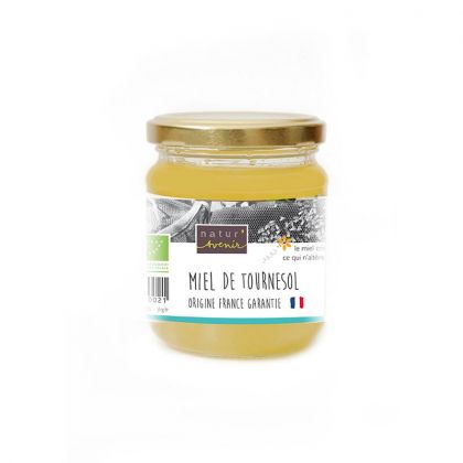 MIEL DE TOURNESOL FRANCE BIO NATURAVENIR 250G