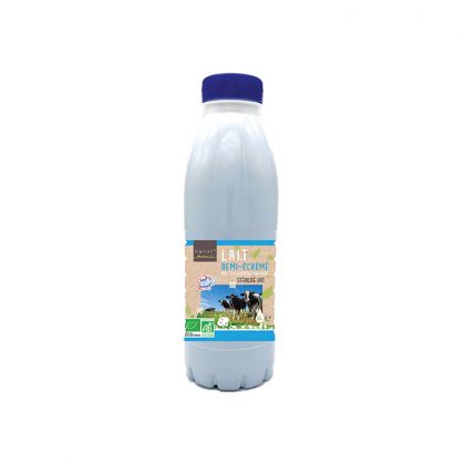 LAIT BIO 1/2 ECREME NATUR'AVENIR 50CL