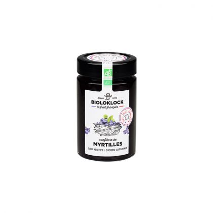 CONFITURE MYRTILLES FRANCE BIO BIOLOKLOCK 230G