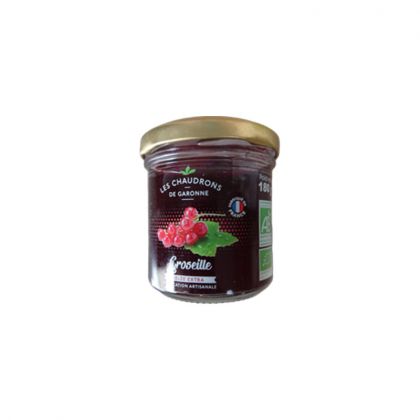 GELEE DE GROSEILLES BIO CHAUDRONS DE GARONNE 180G