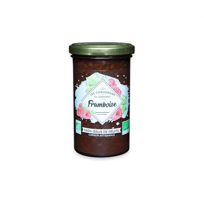 100% FRUITS FRAMBOISES BIO CHAUDRONS DE GARONNE 275G