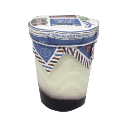 YAOURT DE BREBIS BRASSE MURE MYRTILLE BIO DOUCEURS BASQUES 140G