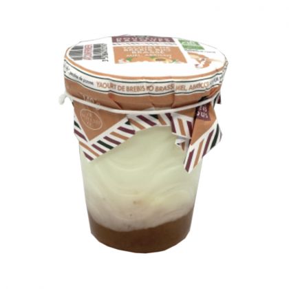 YAOURT DE BREBIS BRASSE MIEL ABRICOT BIO DOUCEURS BASQUES 140G