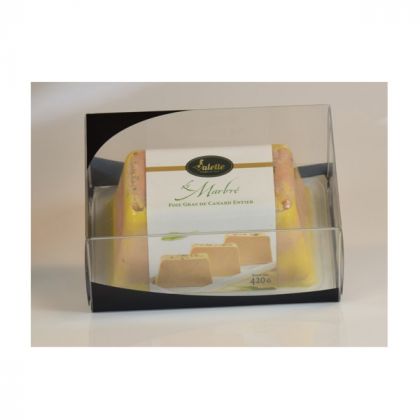 FOIE GRAS CANARD ENTIER MARBRE VALETTE 420G