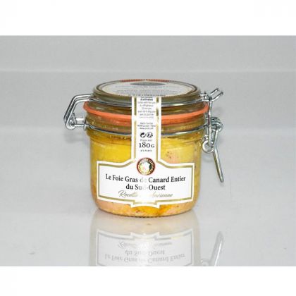 FOIE GRAS CANARD ENTIER A L ANCIENNE VALETTE 180G