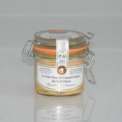 FOIE GRAS CANARD ENTIER A L ANCIENNE VALETTE 90G