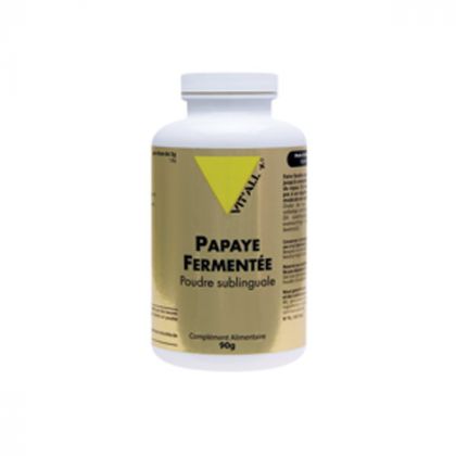 PAPAYE FERMENTEE POUDRE SUBLINGUALE VITALL PLUS 90G