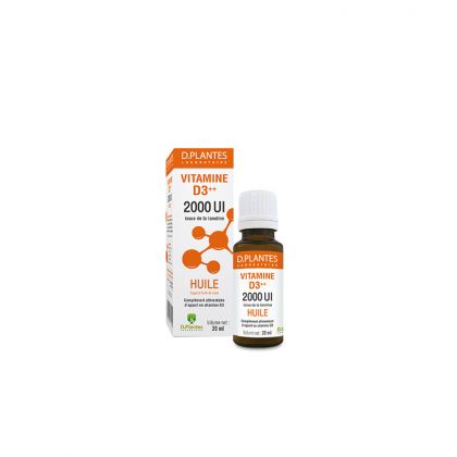 VITAMINE D3 2000 HUILE D.PLANTES 20ML