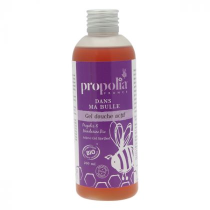 GEL DOUCHE ACTIF PROPOLIS MANDARINE BIO PROPOLIA 200ML