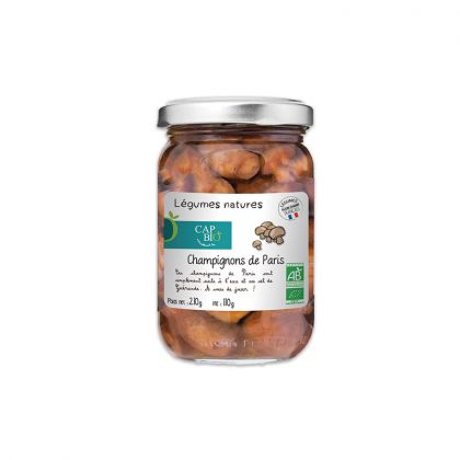 CHAMPIGNONS DE PARIS ENTIERS BIO CAP BIO 110G