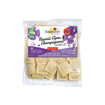 RAVIOLI CEPES CHAMPIGNONS BIO COQUELICOT 250G